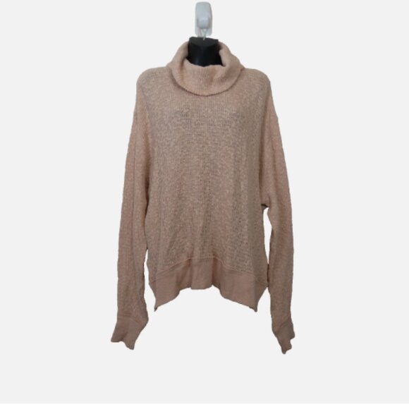 Free People Size Medium We the Free Tommy Turtleneck Tunic Long Sleeve NEW - Picture 1 of 7